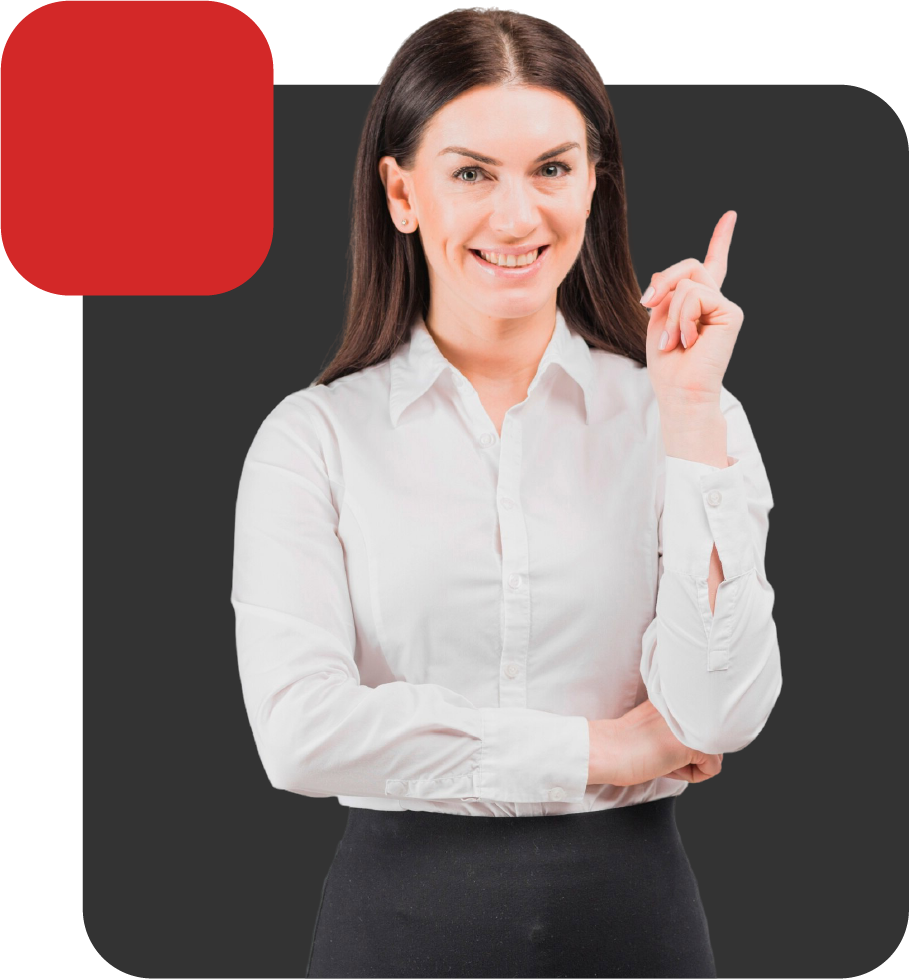 Chica Señala Landing Alquiler